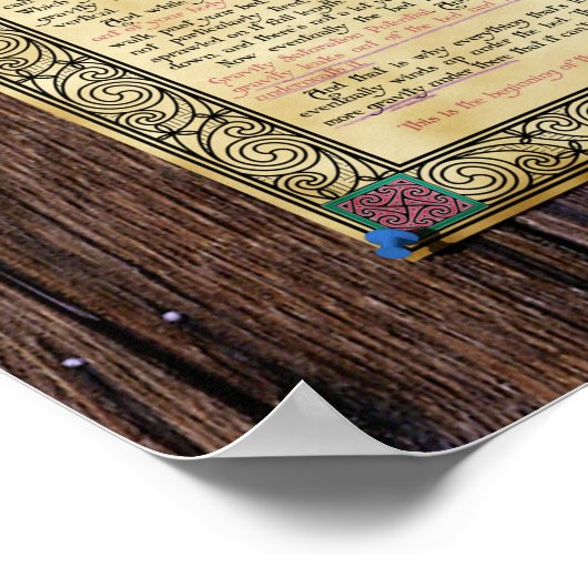 Katzengravitation - Druck oder Plakat (Ecke)