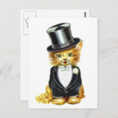 Katzengroom Postkarte (Vorne/Hinten)