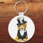 Katzengroom Schlüsselanhänger (Vorderseite)
