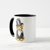 Katzengroom Tasse (Vorderseite Links)