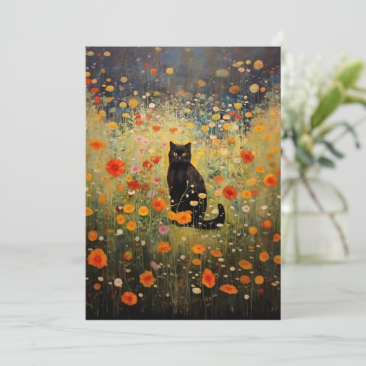 Katzengustav Einladung (Stehend Vorderseite)