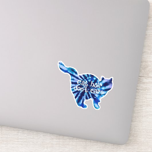 Katzenhaar Aufkleber (Detail)