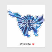 Katzenhaar Aufkleber (Blatt)