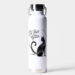Katzenhaare ist mein Glitzer - ein richtig Funkeln Trinkflasche