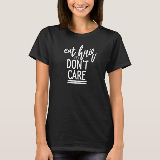Katzenhaare sind egal Premium T-Shirt (Vorderseite)