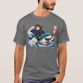 Katzenhai japanisches Katzenbaby Anime-Geschenke f T-Shirt