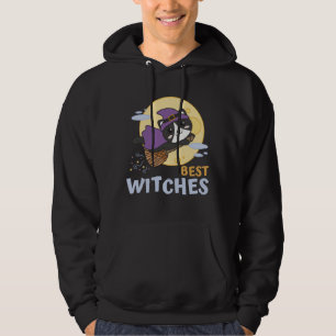 KatzenHalloween-Kinder Hexen mit den besten Hexen Hoodie