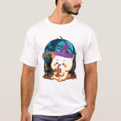 Katzenhalloween T-Shirt (Vorderseite)