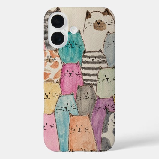 Katzenhaufen Case-Mate iPhone Hülle (Rückseite)