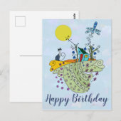 Katzenhaus Postkarte (Vorne/Hinten)