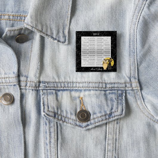 Katzenheiratsknopf Button (Beispiel)