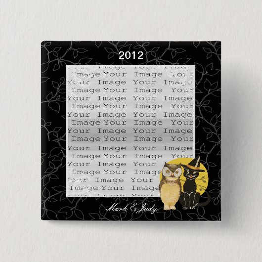 Katzenheiratsknopf Button (Vorderseite)