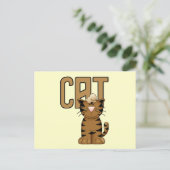 Katzenhemden und -geschenke postkarte (Stehend Vorderseite)