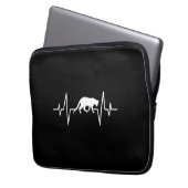 Katzenherz Laptopschutzhülle (Vorderseite Links)