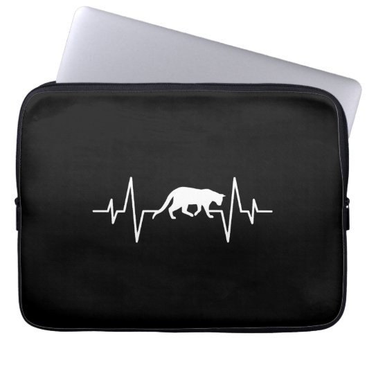 Katzenherz Laptopschutzhülle (Vorderseite)