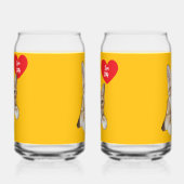 Katzenherz Name Liebe Set Dosenglas (Rechts)