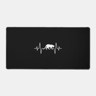 Katzenherz Schreibtischunterlage