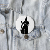 Katzenhexe Button (Beispiel)