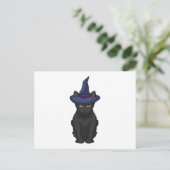 Katzenhexe Postkarte (Stehend Vorderseite)