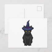 Katzenhexe Postkarte (Vorne/Hinten)