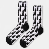 Katzenhexe Socken (Linkes Detail)