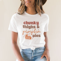 Katzenhights und Kürbiskuchen-T - Shirt