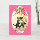 Katzenhochzeit Karte (Vorderseite)