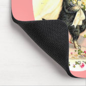 Katzenhochzeit Mousepad (Ecke)