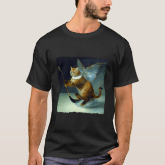 Katzenhockey Schmetterling T-Shirt