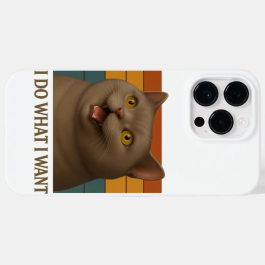 Katzenhöhe Case-Mate iPhone Hülle (Rückseite (Horizontal))