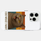 Katzenhöhe Case-Mate iPhone Hülle (Rückseite (Horizontal))