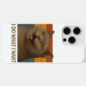 Katzenhöhe Case-Mate iPhone Hülle (Rückseite (Horizontal))