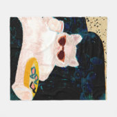 Katzenhöhe | Haustiere Katzen Fleecedecke (Vorderseite (Horizontal))