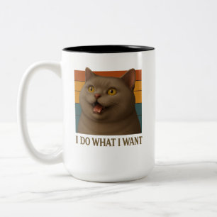 Katzenhöhe Zweifarbige Tasse