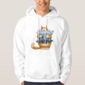 Katzenholz Hoodie (Vorderseite)