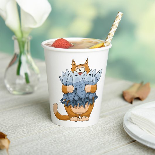 Katzenholz Pappbecher
