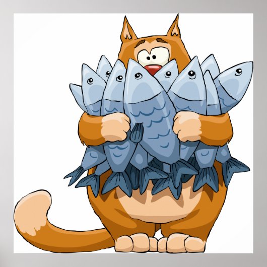 Katzenholz Poster (Vorne)