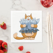 Katzenholz Serviette