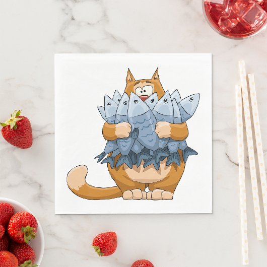 Katzenholz Serviette