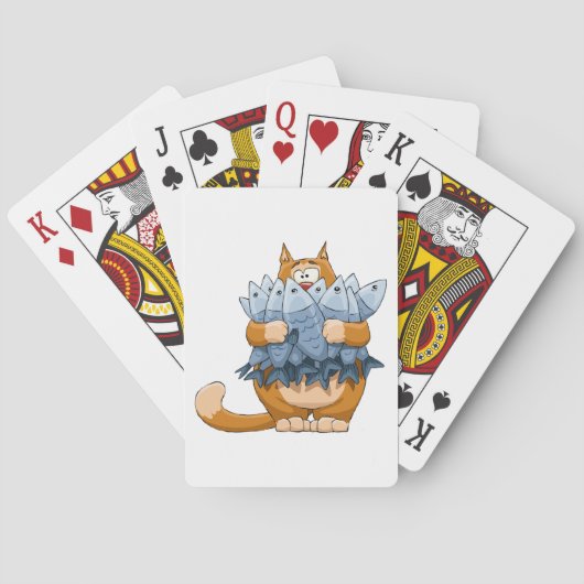 Katzenholz Spielkarten (Rückseite)