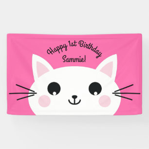 Katzeniedlicher Kitty-buntes 1. Banner