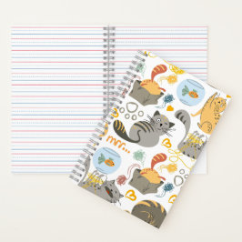 Katzenillustration Notizblock