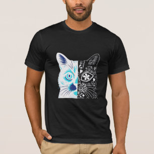 Katzenillustration T-Shirt