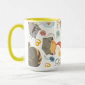 Katzenillustrationskunstwerk Tasse (Links)