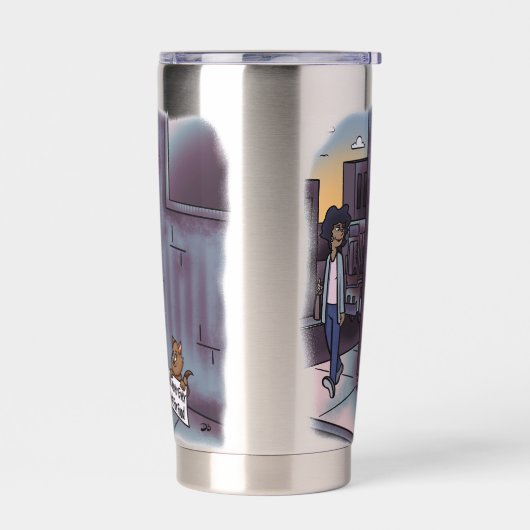 Katzeninsulated Tumbler Thermobecher (Links)