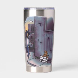 Katzeninsulated Tumbler Thermobecher