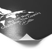 Katzenjacke, die meine Katzenjacke-Mama überquert, Fotodruck (Ecke)