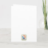 Katzenjacke in dänischen Gebäude über Wasser Dankeskarte (Rückseite)