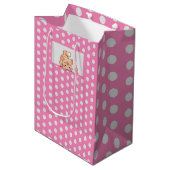 Katzenjacke Mittlere Geschenktüte (Vorderseite Schrägansicht)