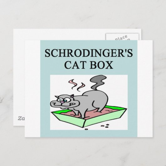 Katzenjacke Postkarte (Vorne/Hinten)